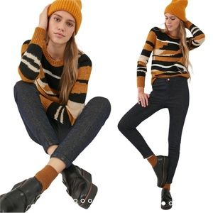 Pilcro by Anthropologie Shimmer High-Rise Denim Leggings / Jeans Size 28.